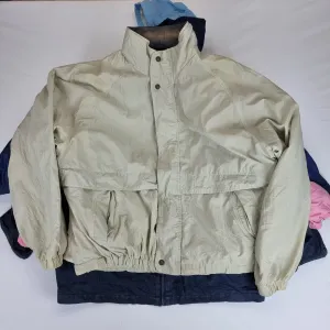 10 jackets mixed brands Nautica, U.S Polo Assn. Dockers, Reebok