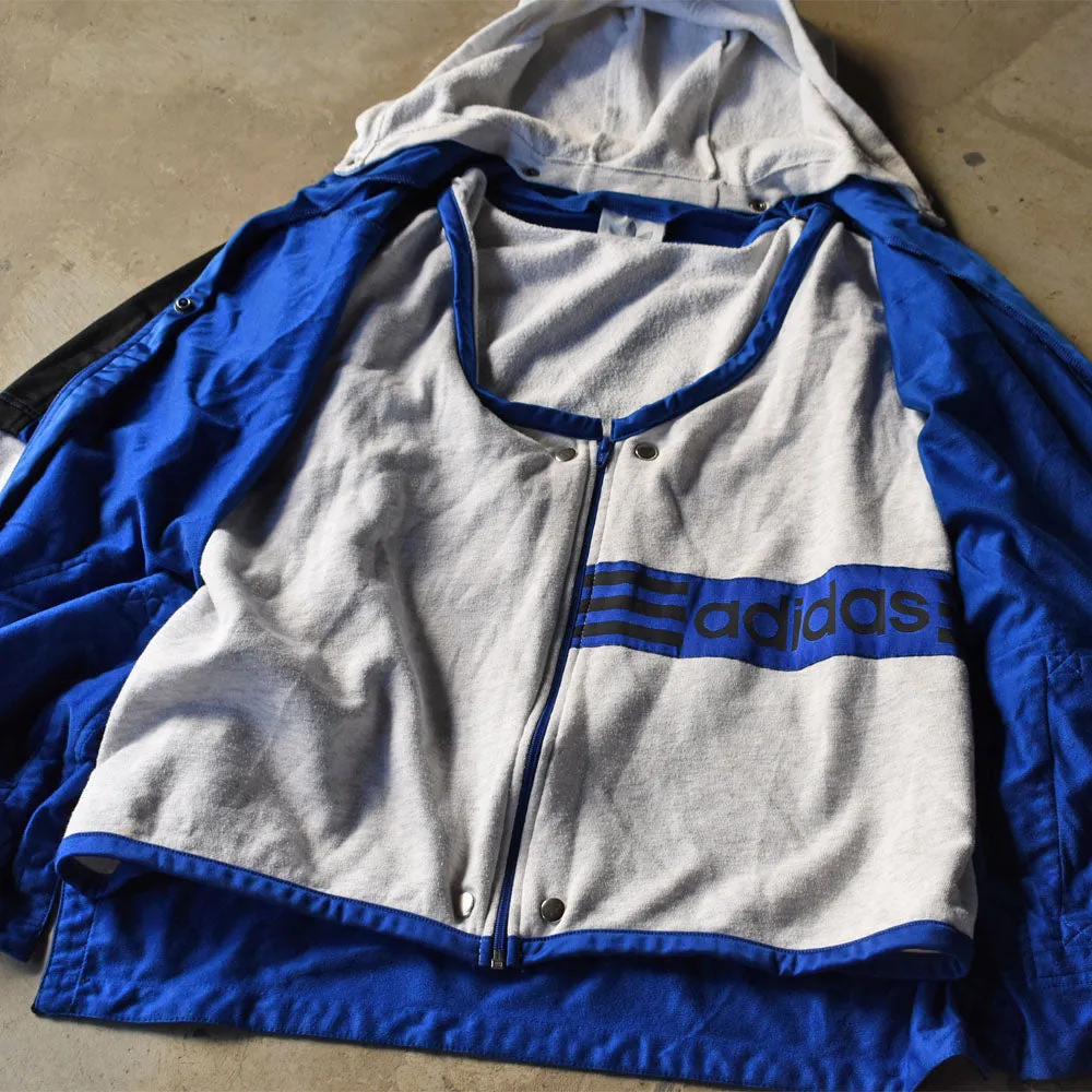 80’s adidas フード ライナー付き トラックジャケット 240621