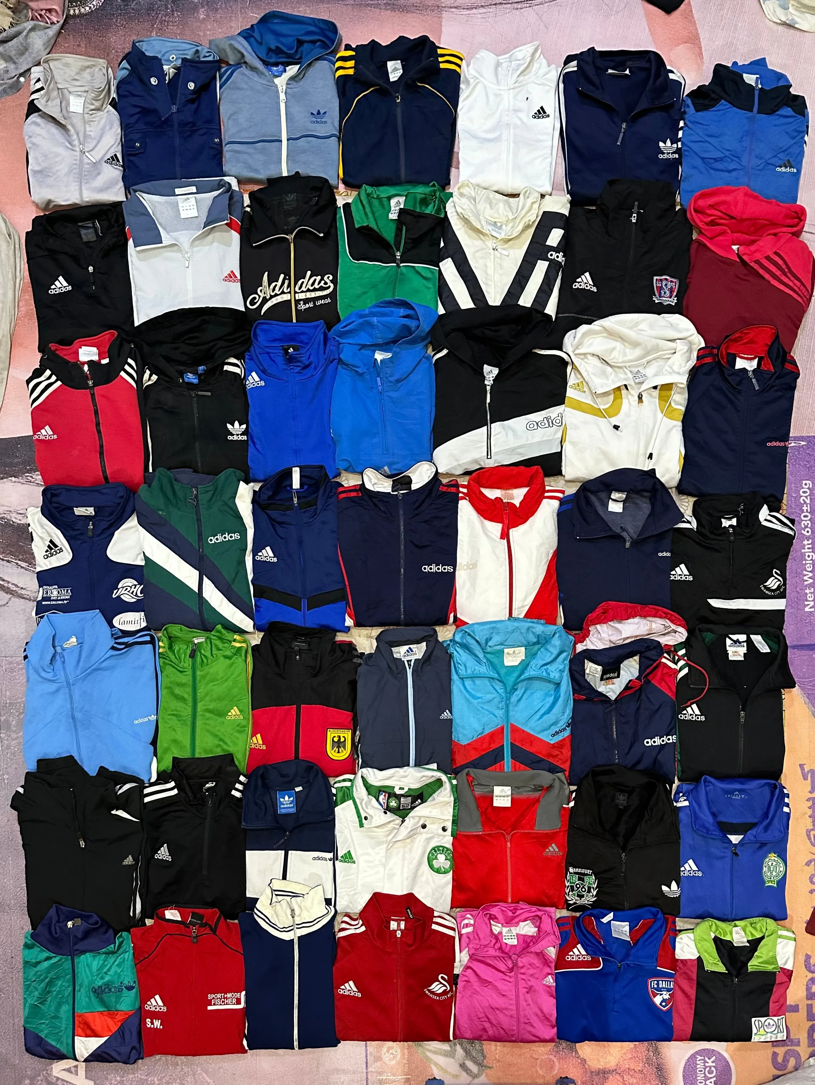Adidas vintage track jackets 49 pieces