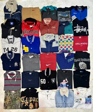 Authentic coogi/stussy/ starter vintage jackets 30 piece