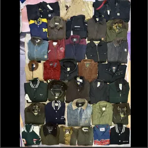 Authentic Vintage Barbour,Carhartt jackets 34 pieces