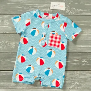 Ballin at the Beach Romper