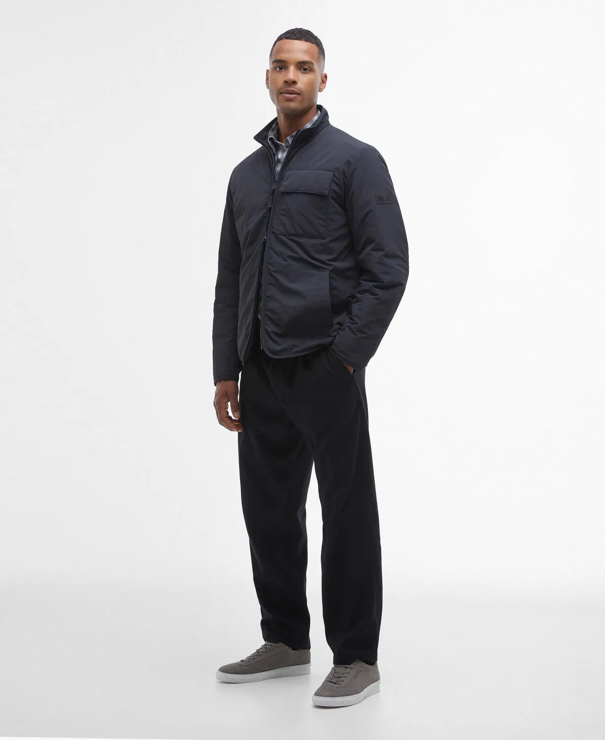 Barbour International Glenton Quilt Jacket BK11 Black