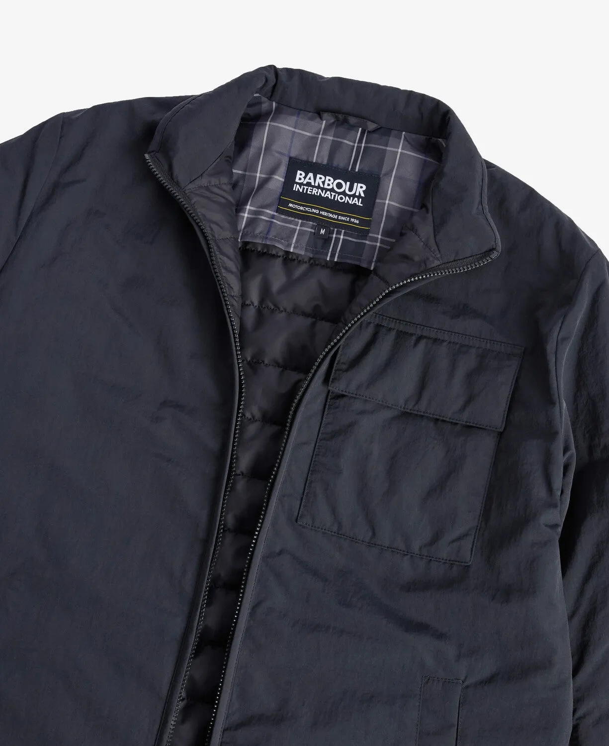 Barbour International Glenton Quilt Jacket BK11 Black