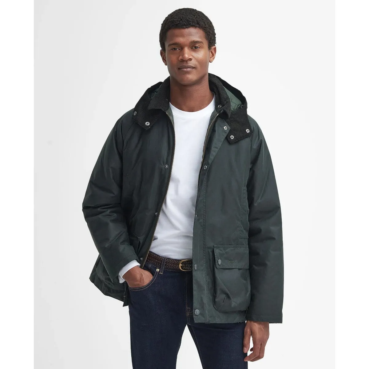 Barbour International Mod Beaufort Wax Jacket SG51 Sage