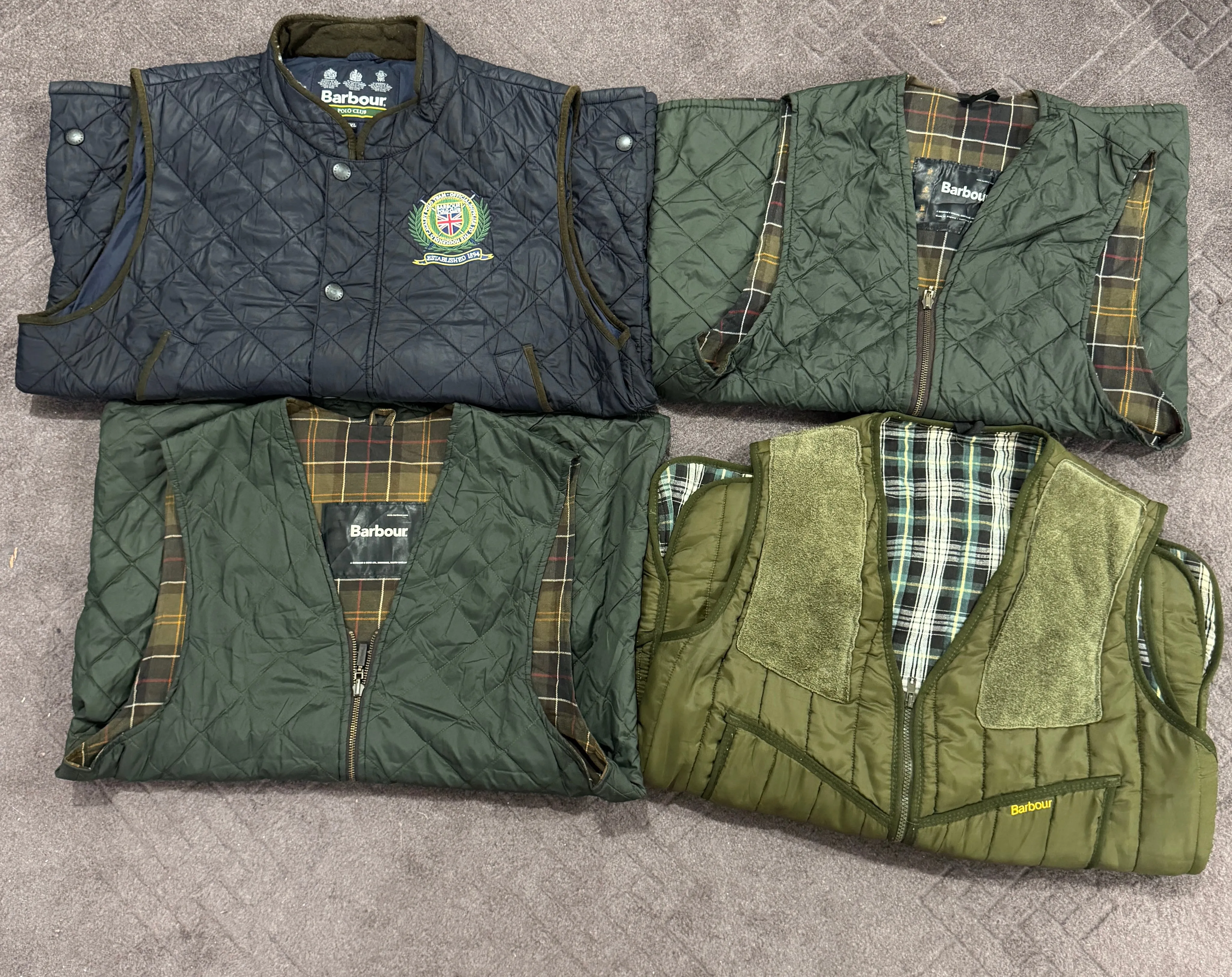 Barbour liner jackets 24 pcs