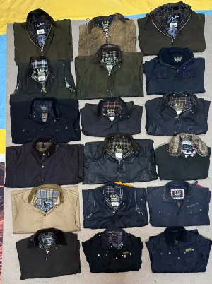 barbour waxed jackets 18 piece
