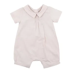 Bebe Edward Collar Romper in Stone (Size NB-1)