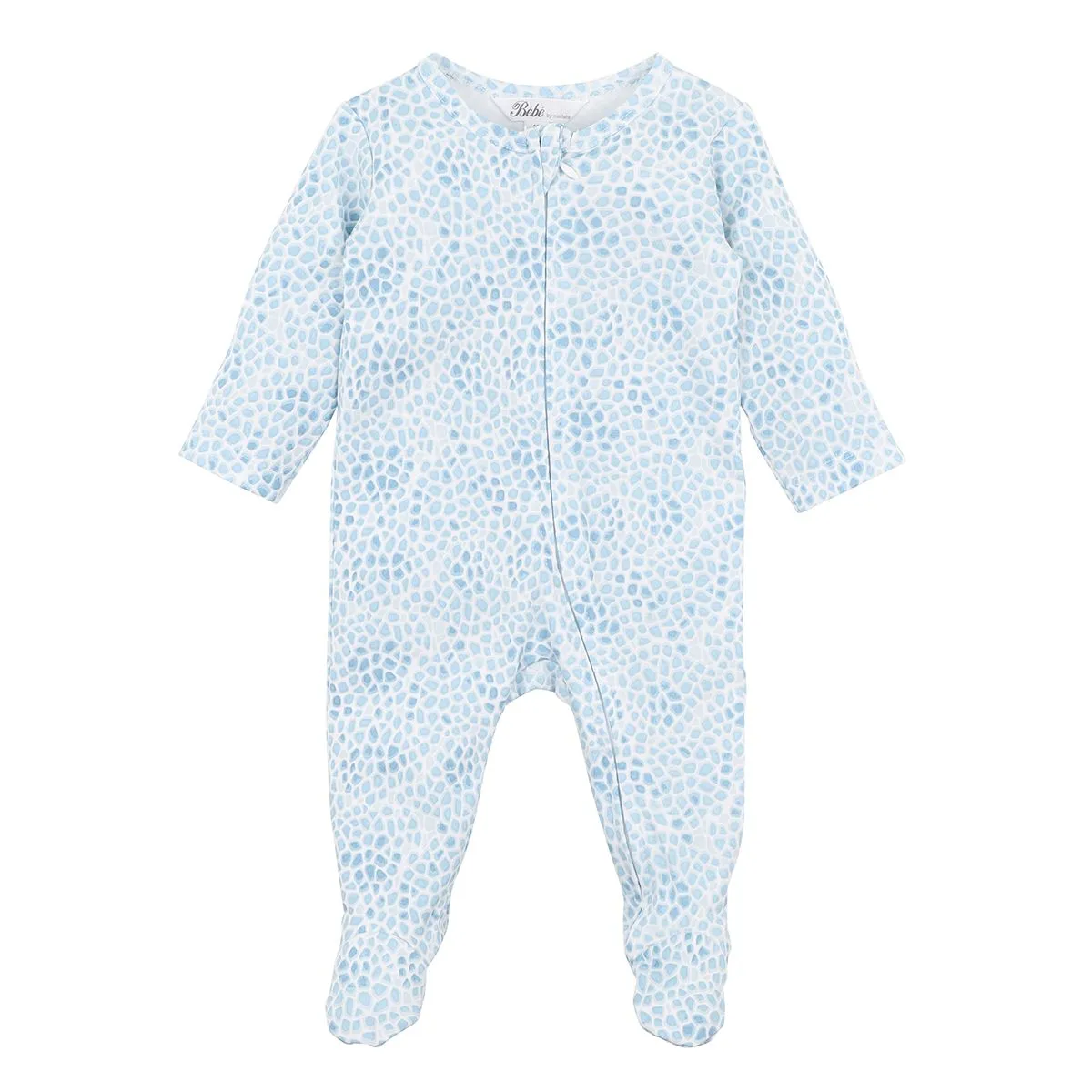Bebe Riley Animal Print L/S Zip Romper (Size 0000-1)