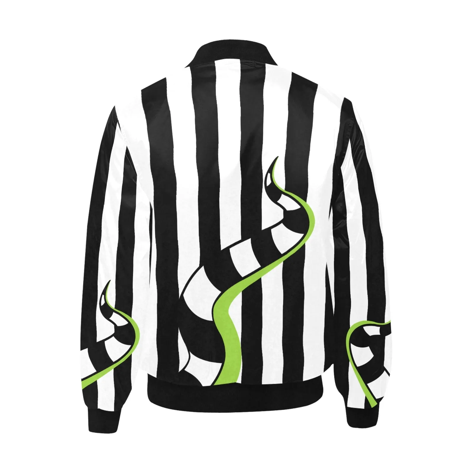 Beetlejuice & Sandworm Quilted Bomber Jacket