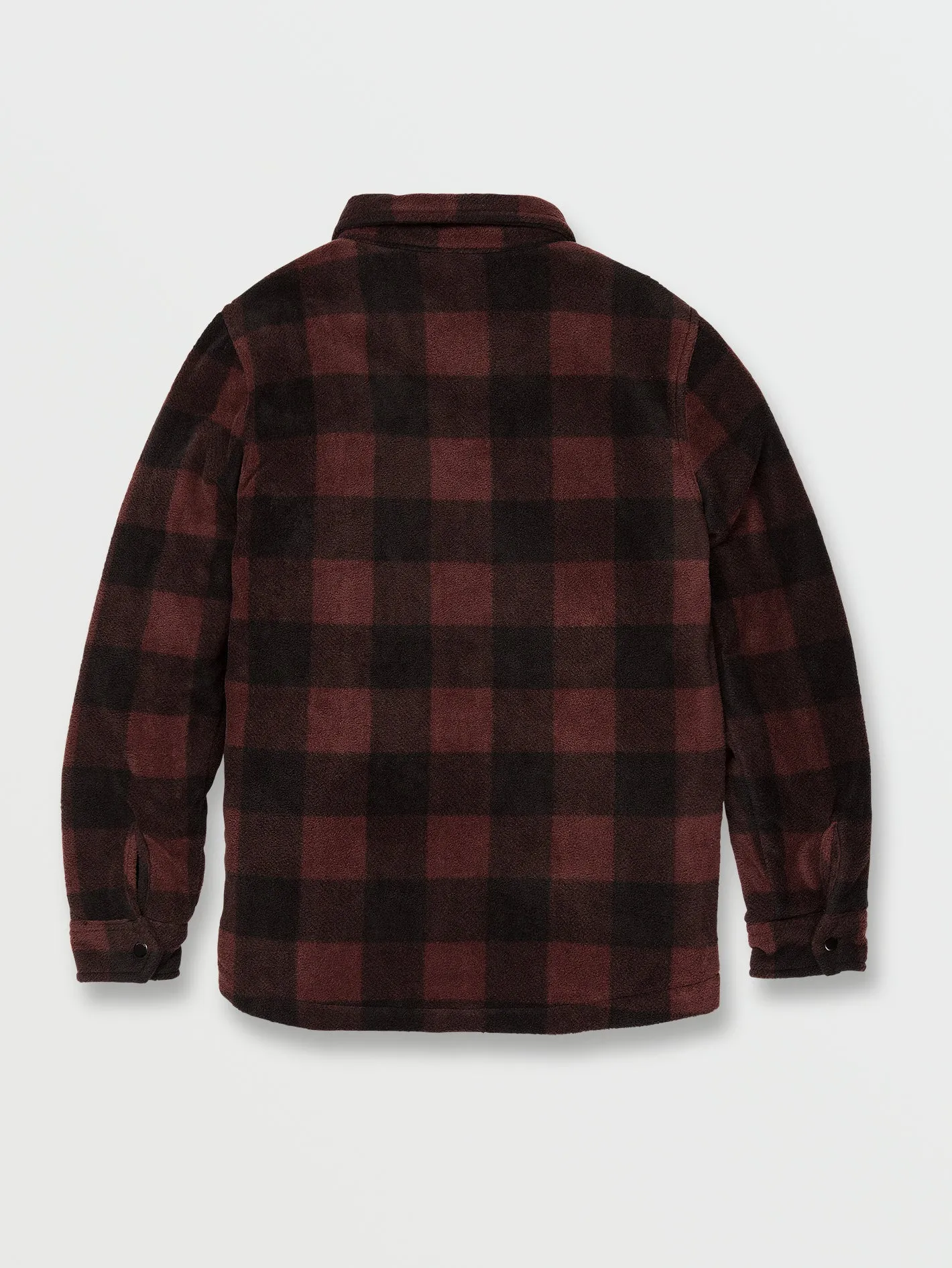 Big Boys Bowered Fleece Long Sleeve Jacket - Mahogany