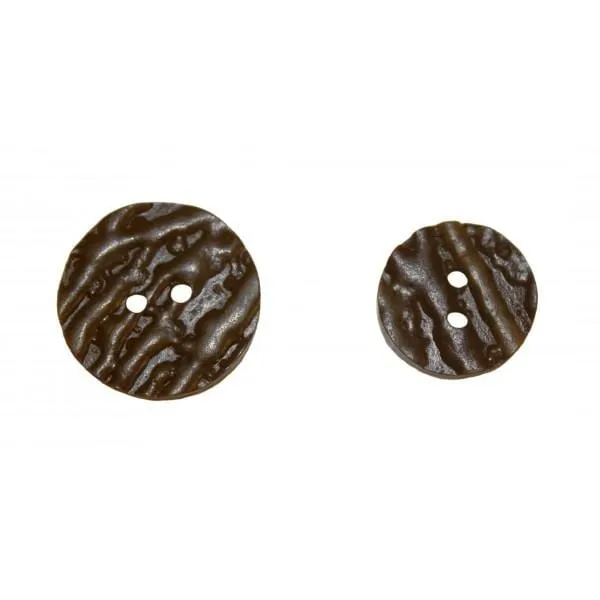 Black or Brown Imitation Bone Buttons
