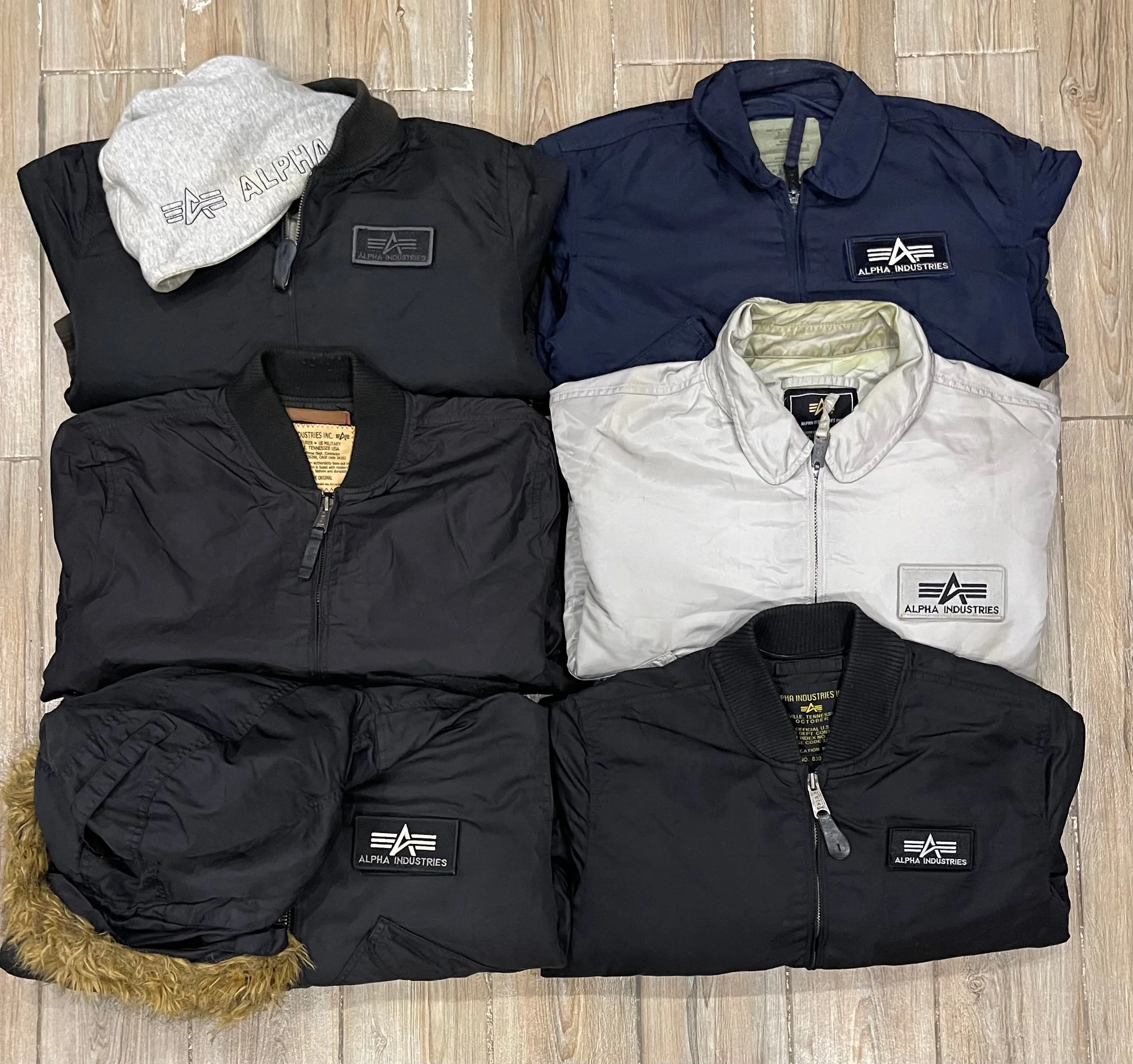 Branded Alpha Industries Jackets - 10 Pieces