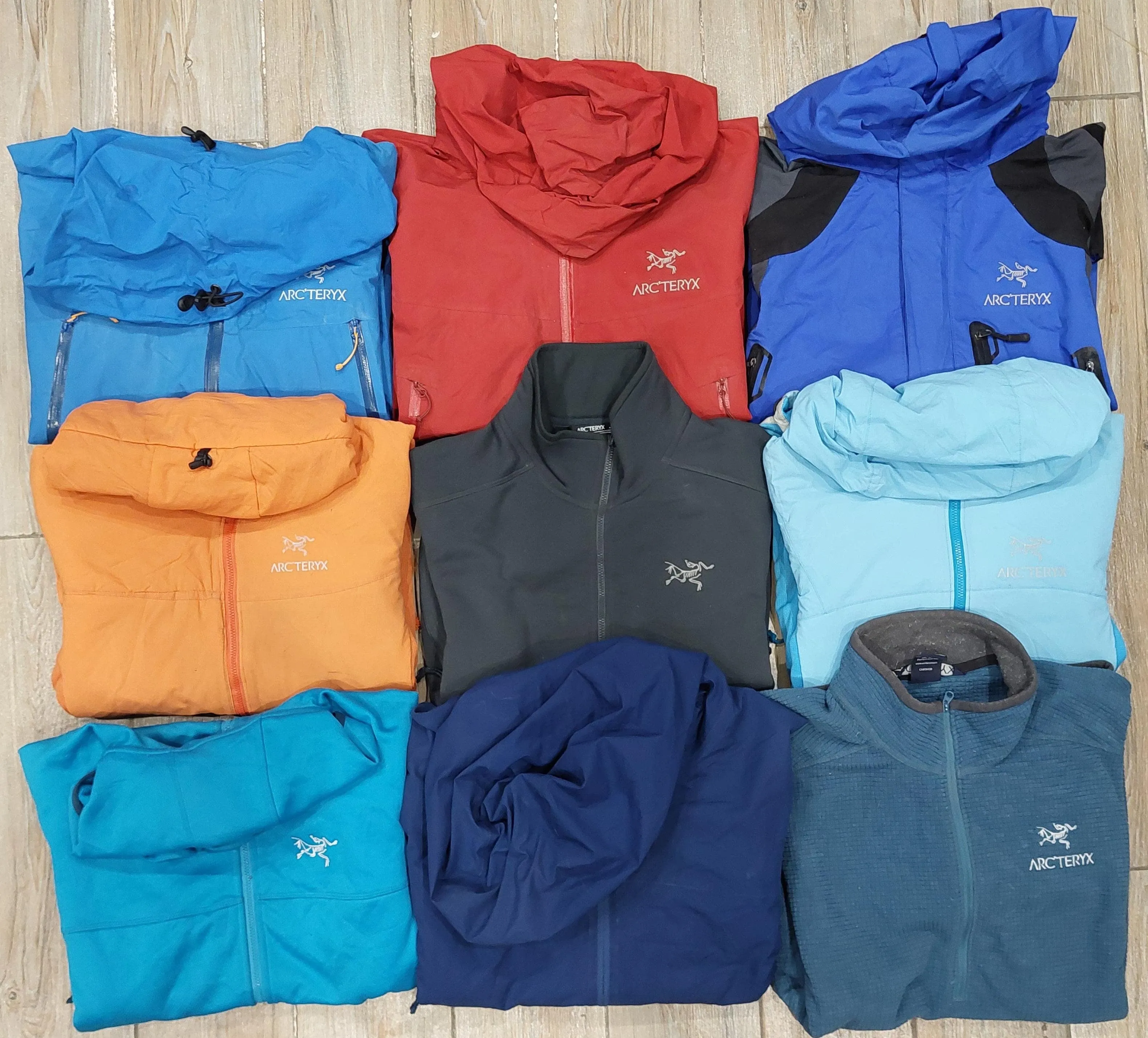 Branded Arc'teryx Jackets - 15 Pieces