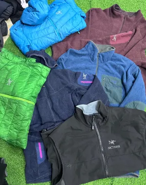 Branded Arcteryx jackets