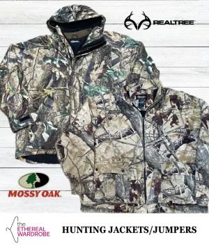 Branded Jungle Print Hunting Jackets & Jumpers including Realtree amd Mossy Oak