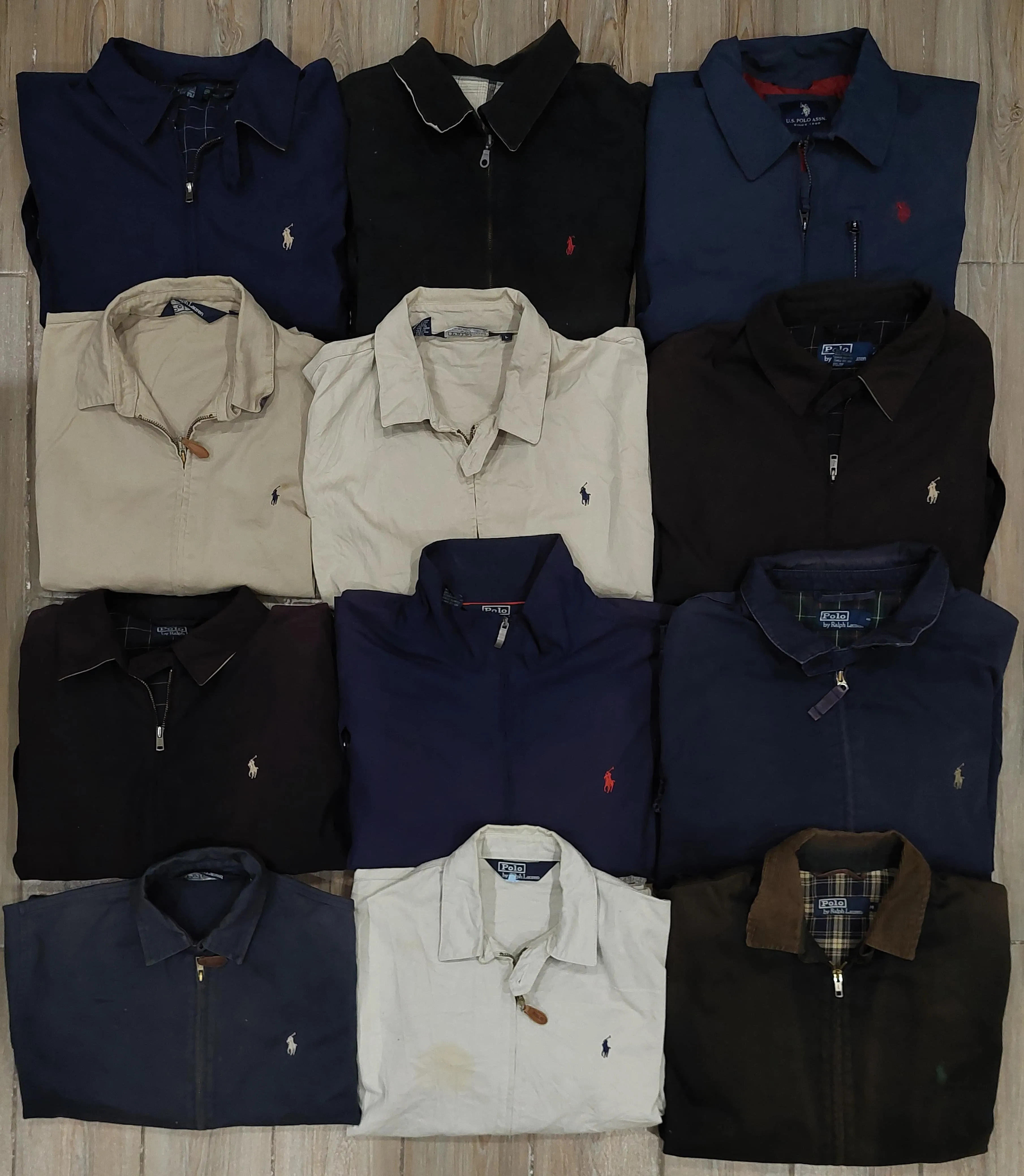 Branded Ralph Lauren Harrington Jackets - 12 Pieces