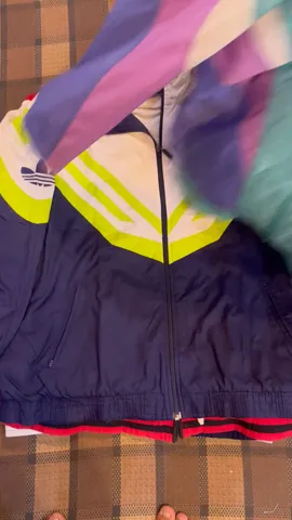 Branded Tri-Colour Jackets including Adidas, Reebok, Puma Lotto and Other Brands mostly Vintage pcs