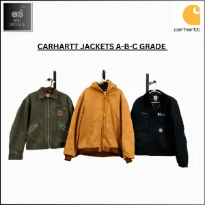 CARHARTT JACKETS A-B-C GRADE - 10 PCS
