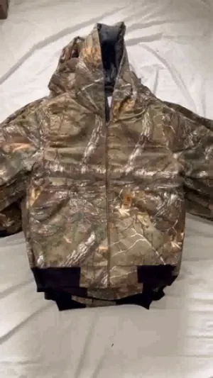 Carhartt Rework Style Vintage Realtree Camouflage Hoodie Sizes- M,L,XL 15 pcs