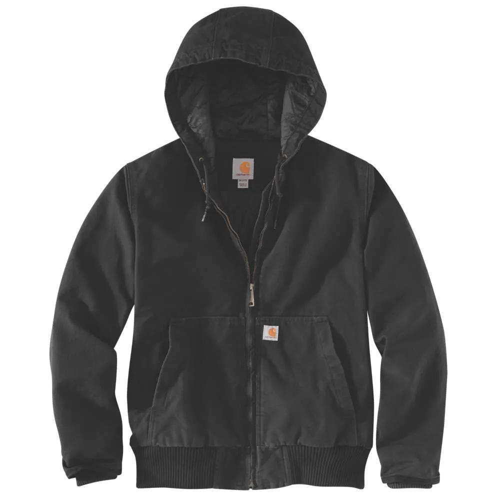 Carhartt&#x20;104053&#x20;Women&#x2019;s&#x20;Washed&#x20;Duck&#x20;Active&#x20;Jacket&#x20;-&#x20;Black