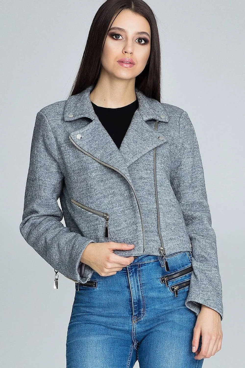 Chic Womens Zip-Up Jacket