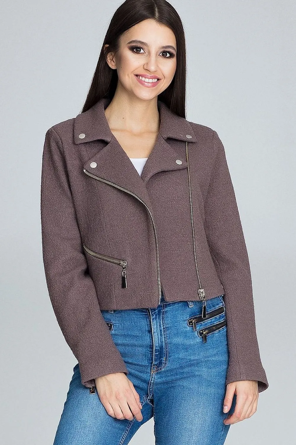 Chic Womens Zip-Up Jacket