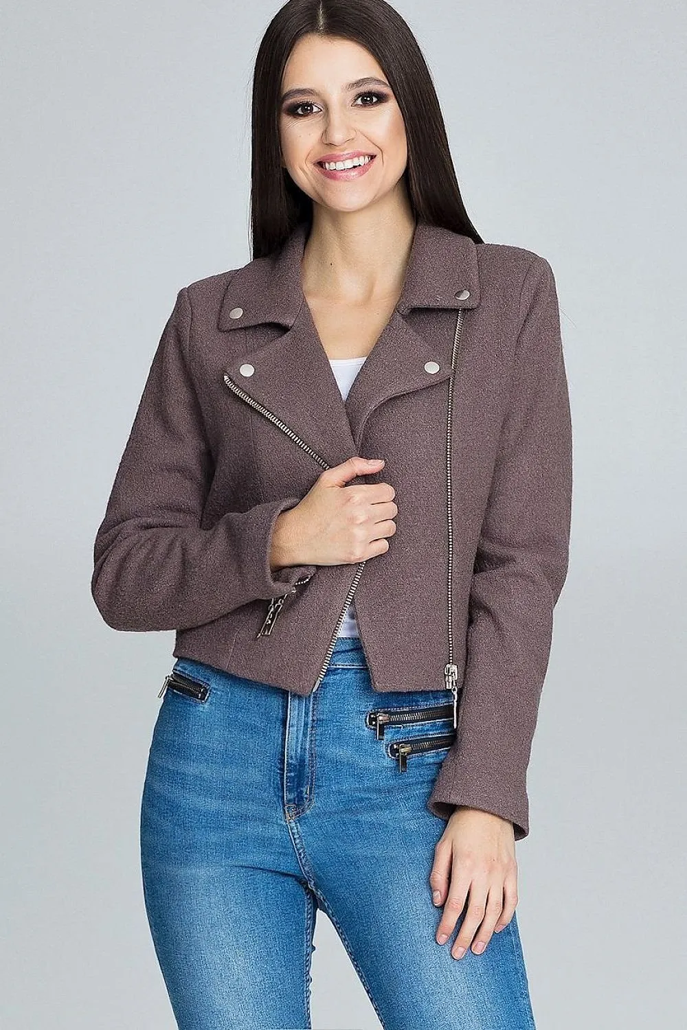 Chic Womens Zip-Up Jacket