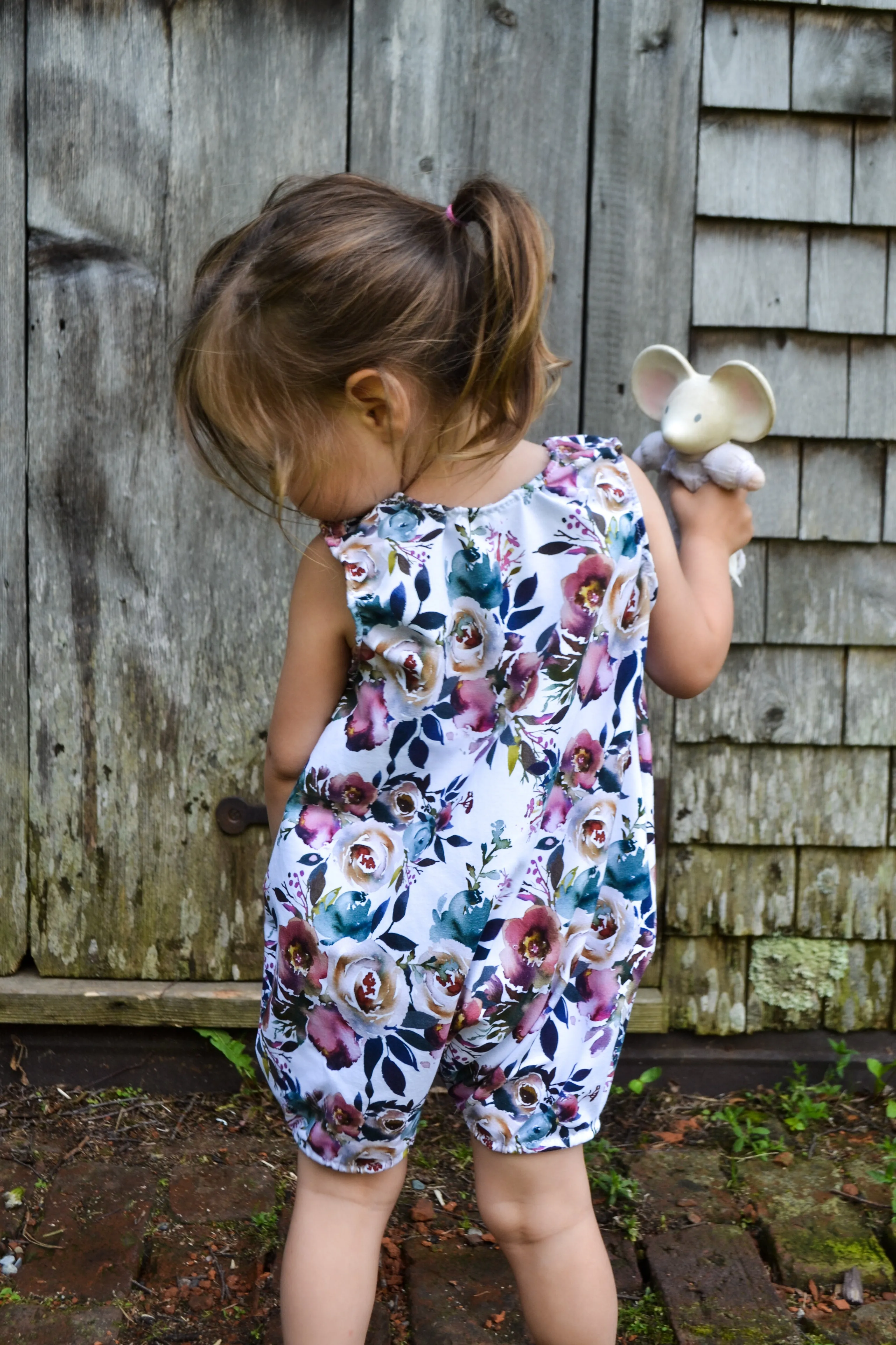 Child Plum Bubble Romper Digital Sewing Pattern Sizes NB-5T