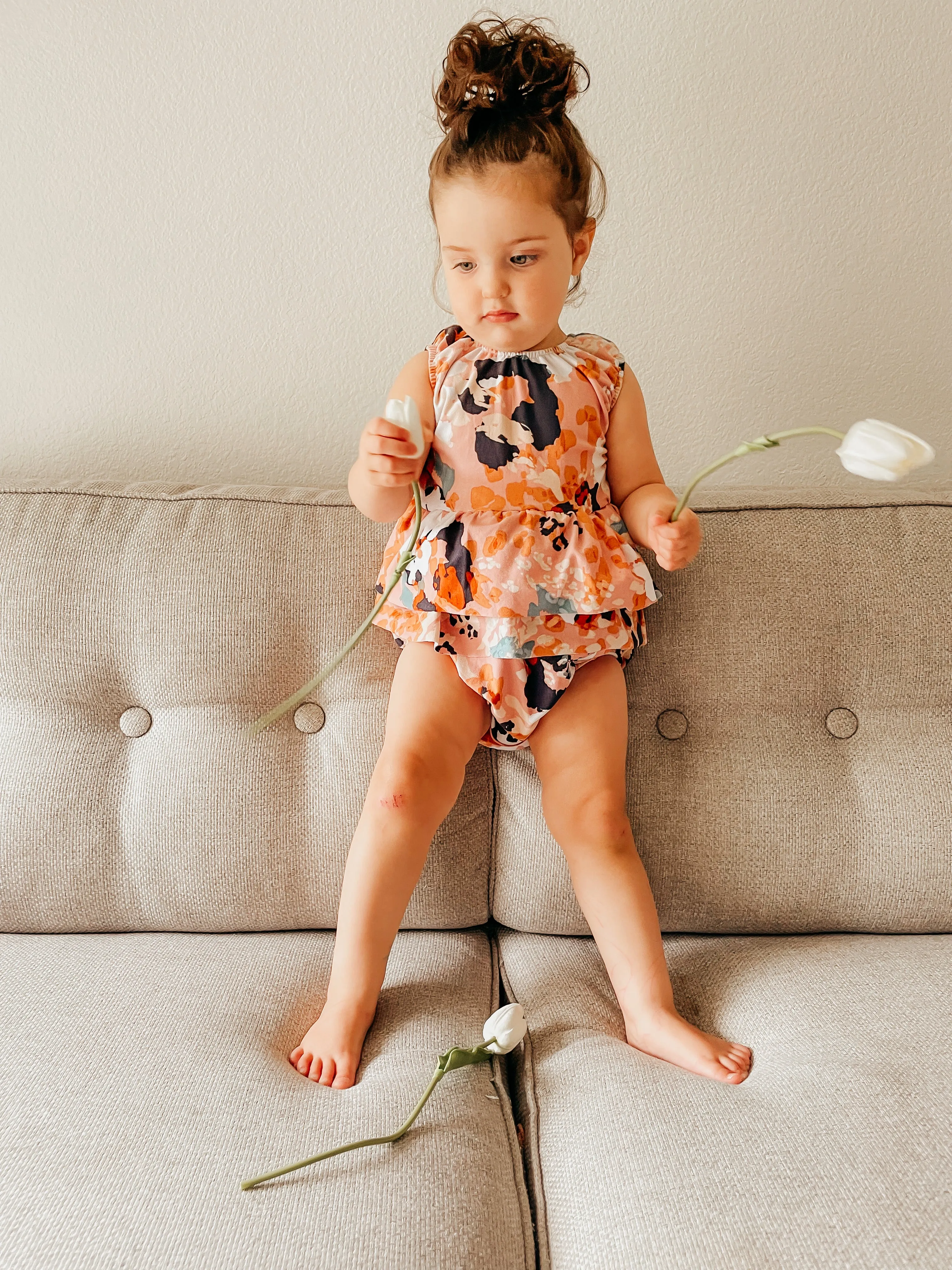 Child Plum Bubble Romper Digital Sewing Pattern Sizes NB-5T