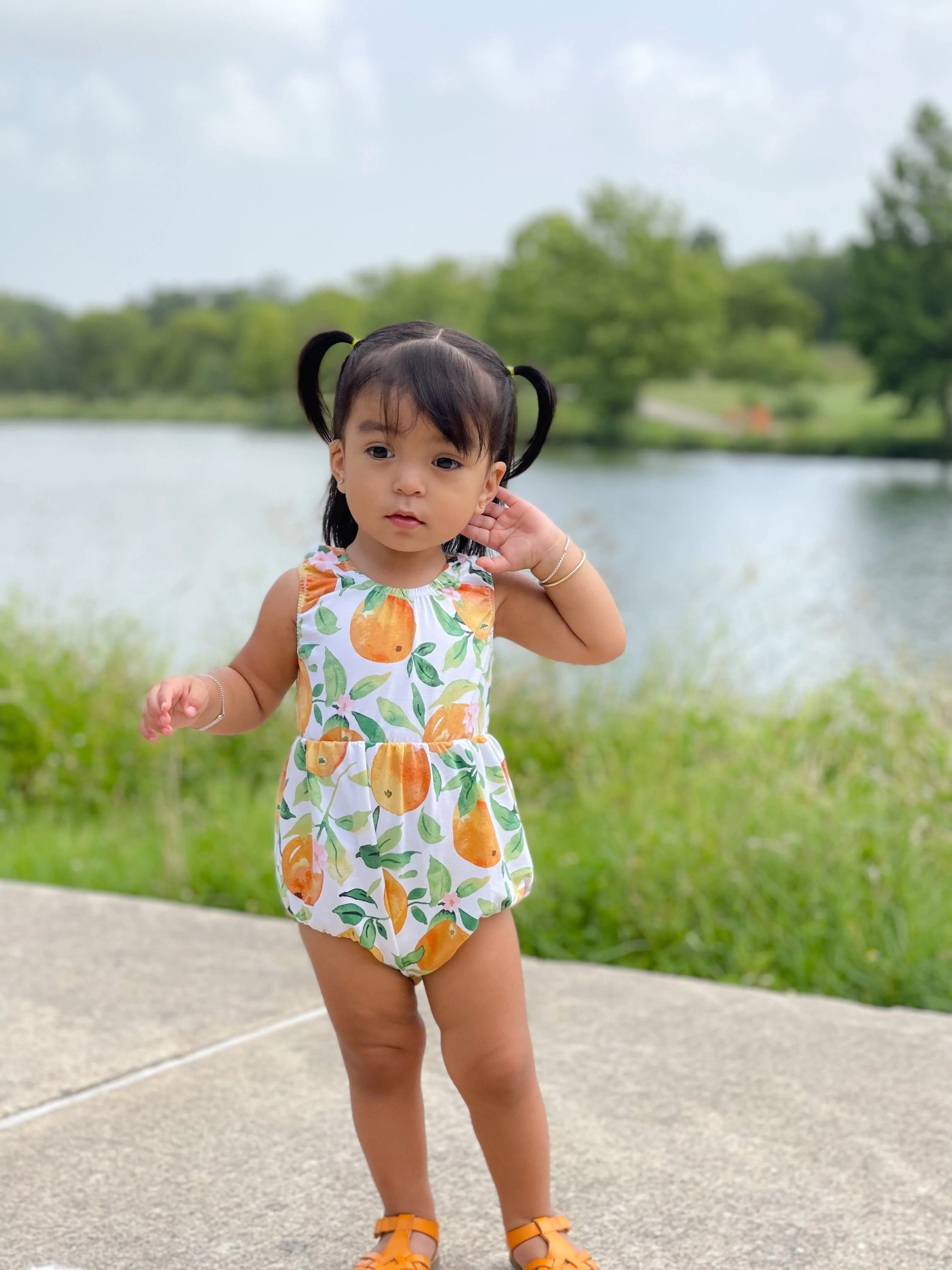 Child Plum Bubble Romper Digital Sewing Pattern Sizes NB-5T