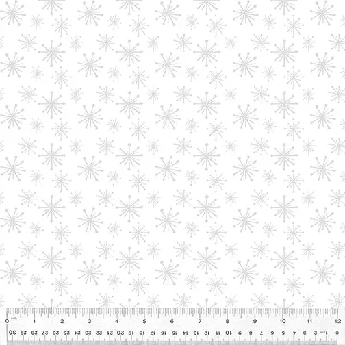 Chilly Friends Diane Labombarbe 53531-7 White On White Cotton