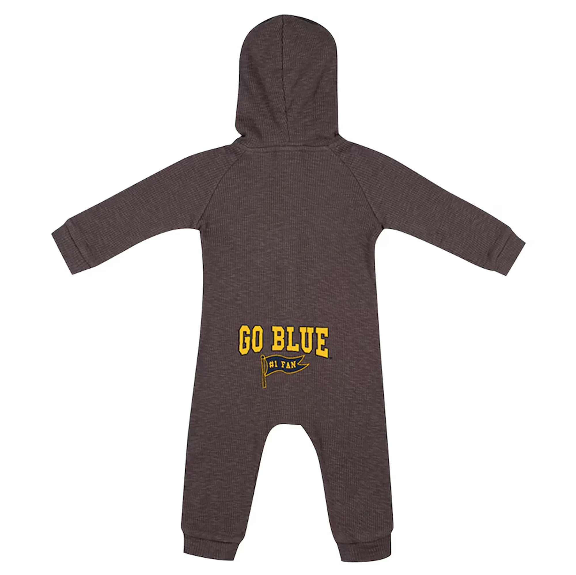 Colosseum Michigan Infant Boys Zando-Zan Waffle Romper