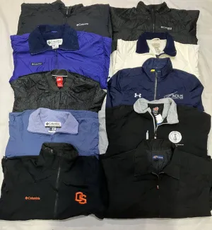 Columbia, Champion, Under Armour, Nike, L.L.Bean, Reebok, Dickies Jackets 12 Pieces