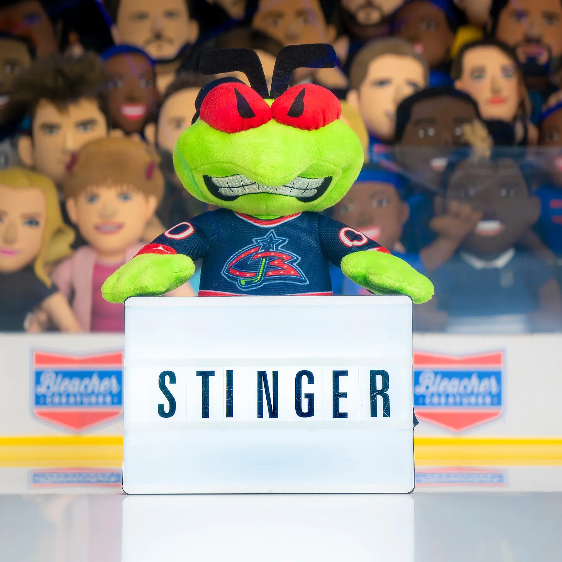 Columbus Blue Jackets Stinger 10" Mascot Plush Figure (Throwback)