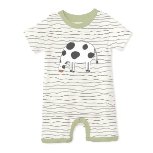 Cow Shortie Romper