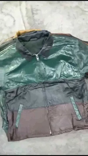 CR1169 Reworked Cut and Sew Multicolor Leather Jackets - 25 Pieces