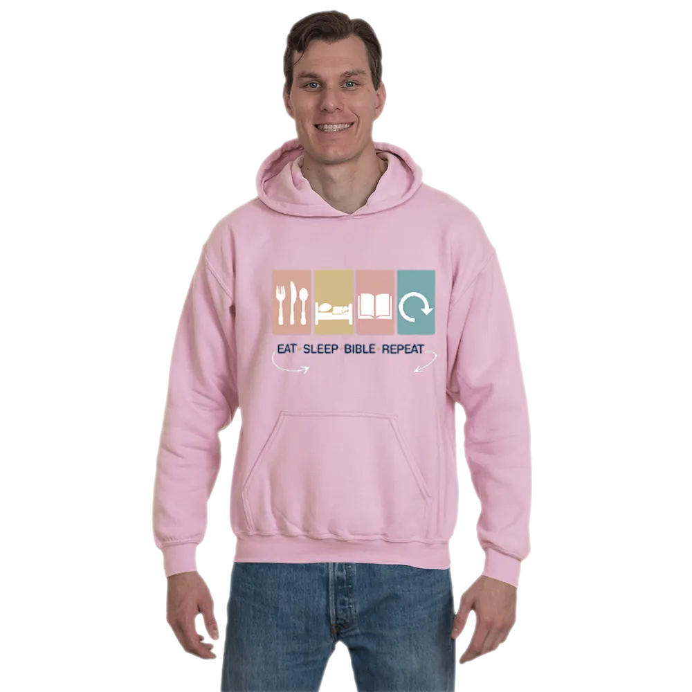Eat, Sleep, Bible, Repeat Hoodie