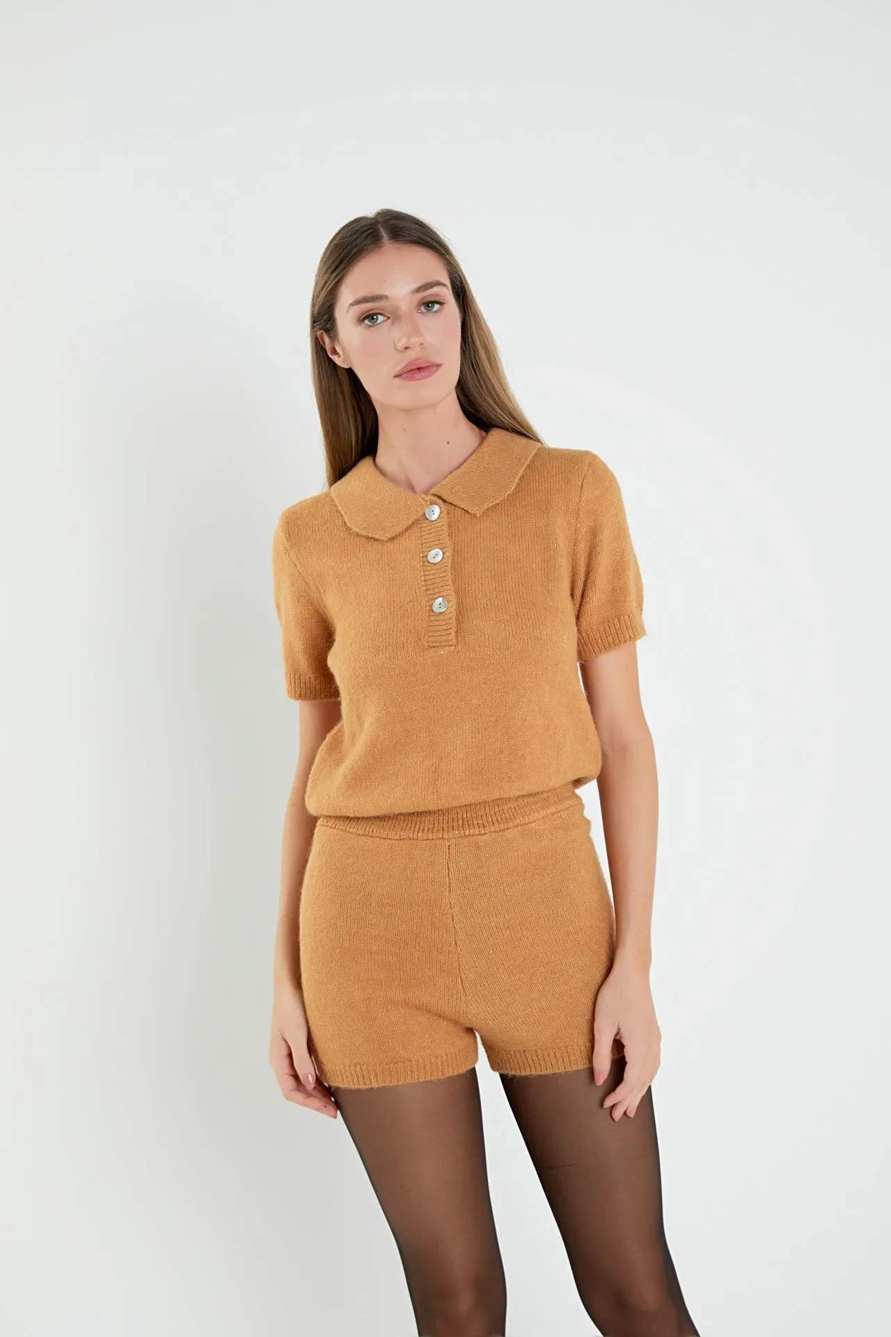 English Factory - Knitted Romper