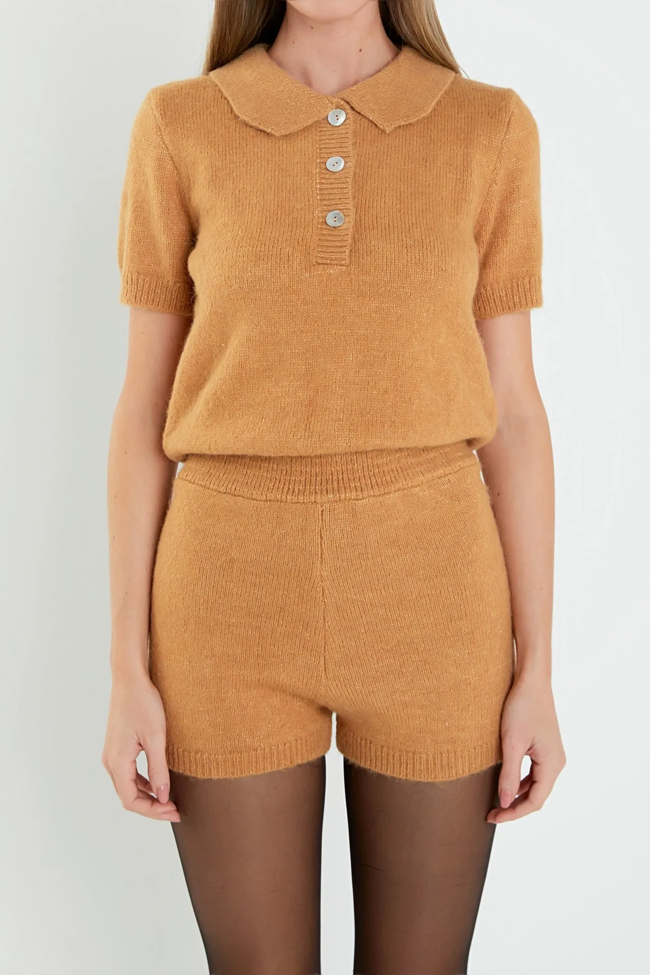 English Factory - Knitted Romper