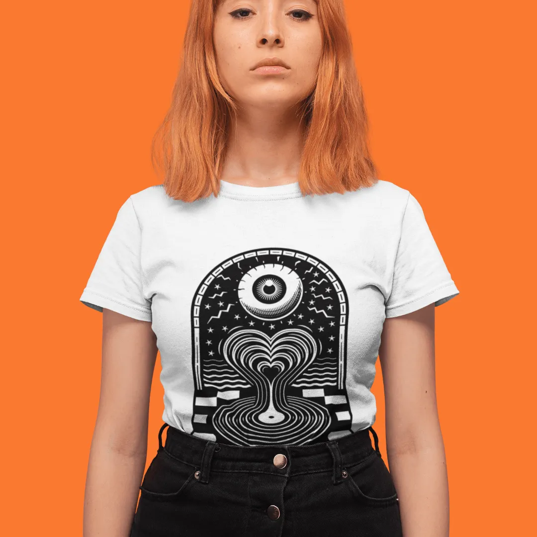 EYE / HEART / VINYL T-SHIRT