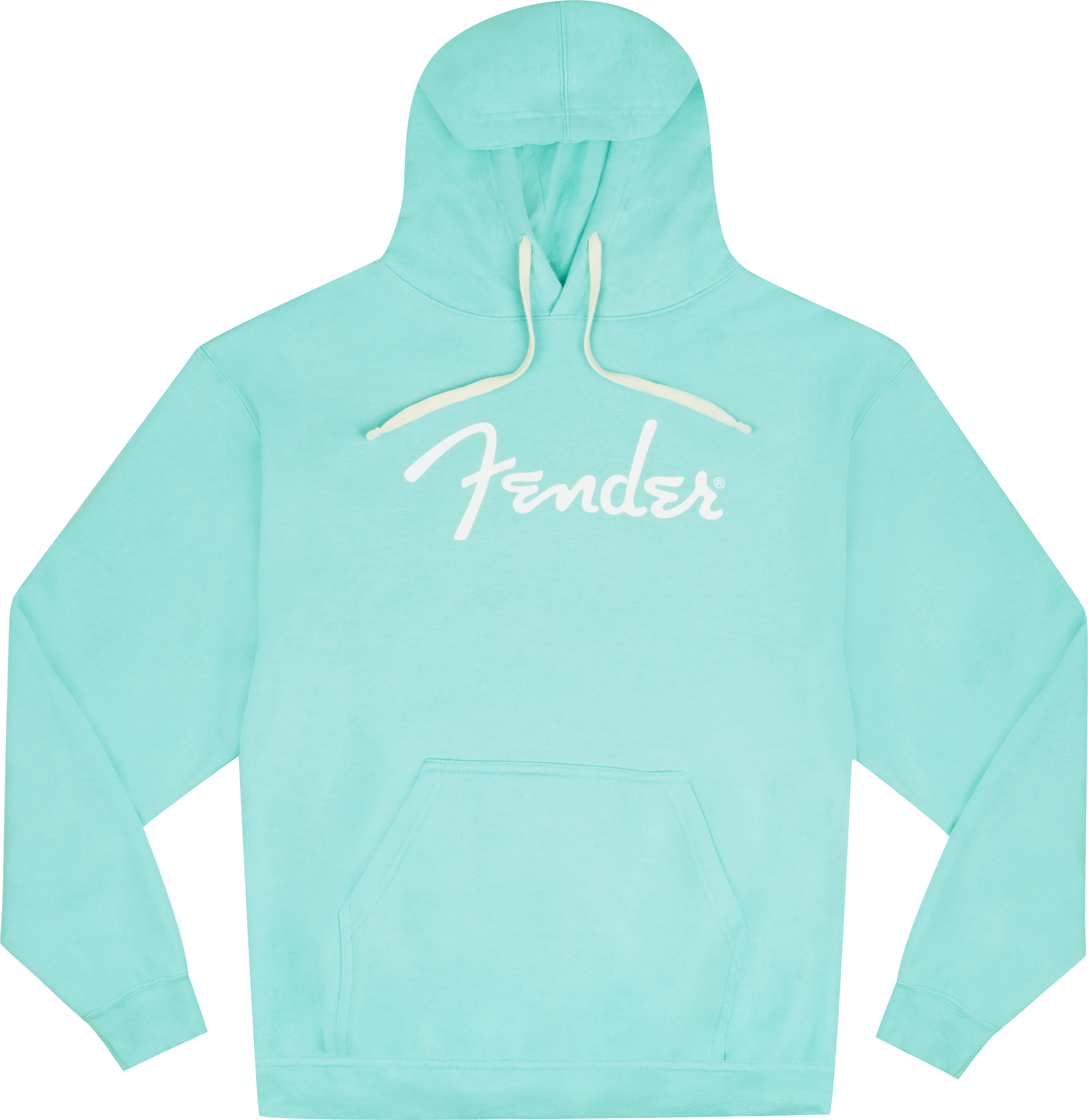 Fender® Spaghetti Logo Hoodie, Daphne Blue