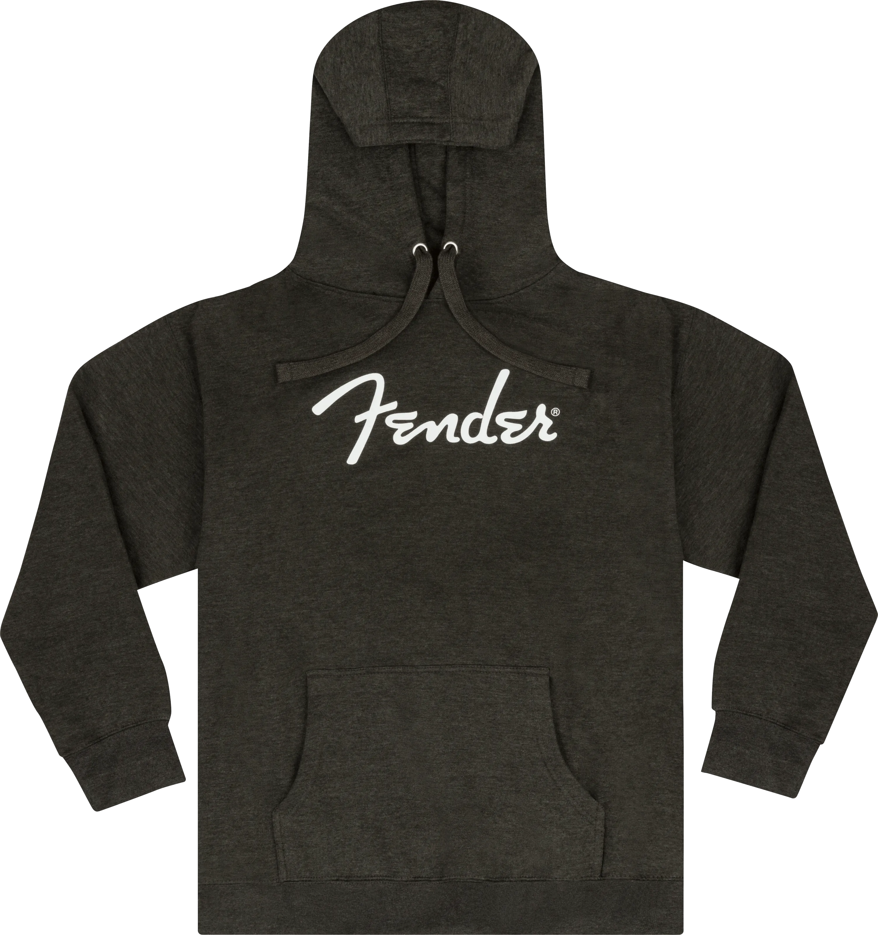 Fender® Spaghetti Logo Hoodie, Gray Heather