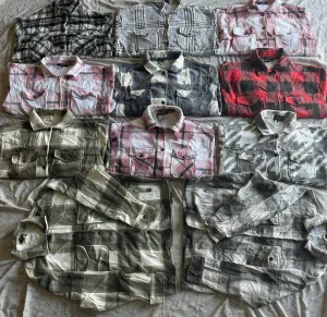 flannel Jackets 11 pieces