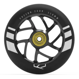 Fuzion Flight Wheel 110mm Black with Black Core (Pair)