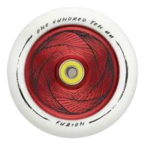Fuzion Marker 110mm Hollowcore Red Core w/ White PU (Pair)