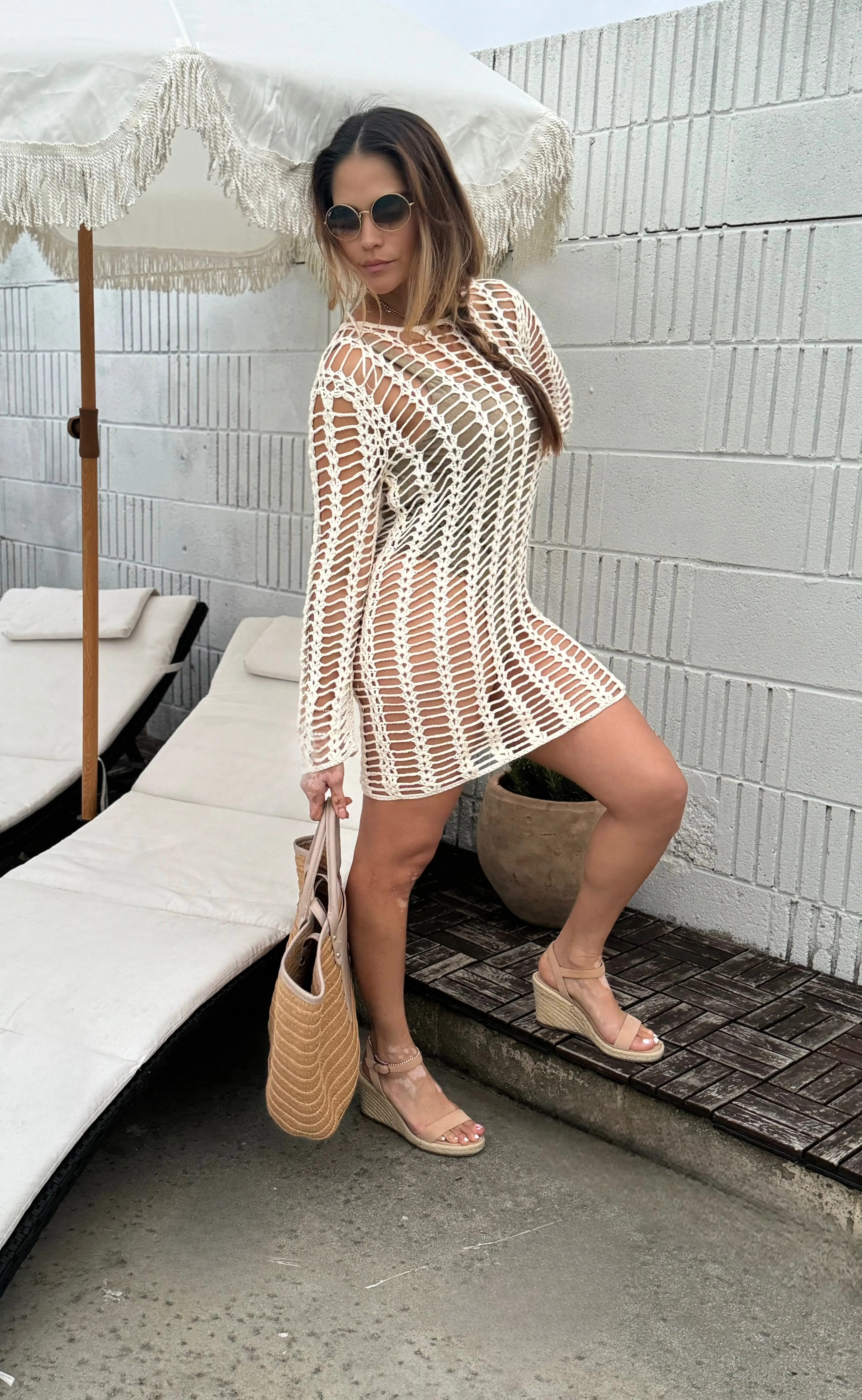 Grace Bay Crochet cover up