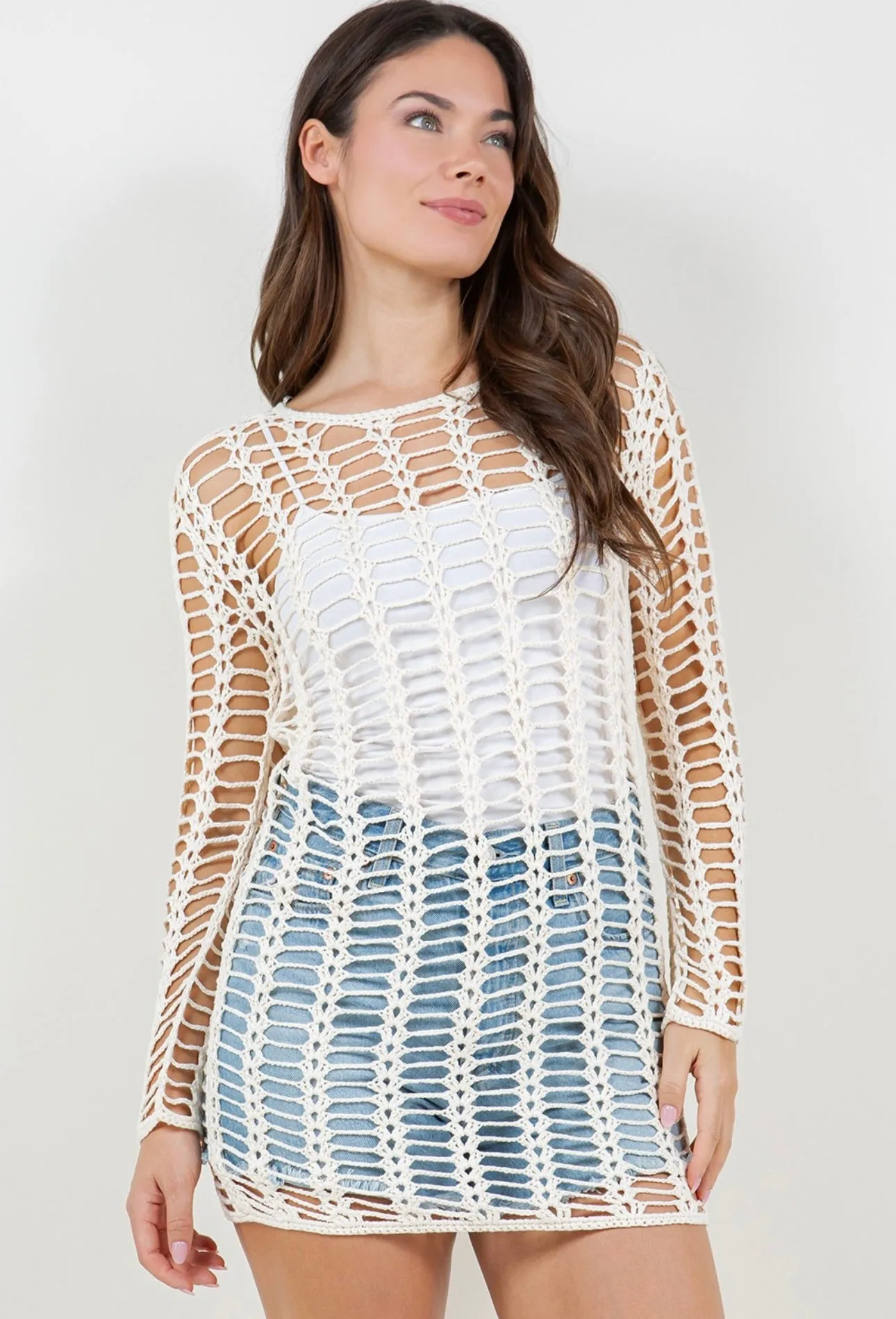 Grace Bay Crochet cover up