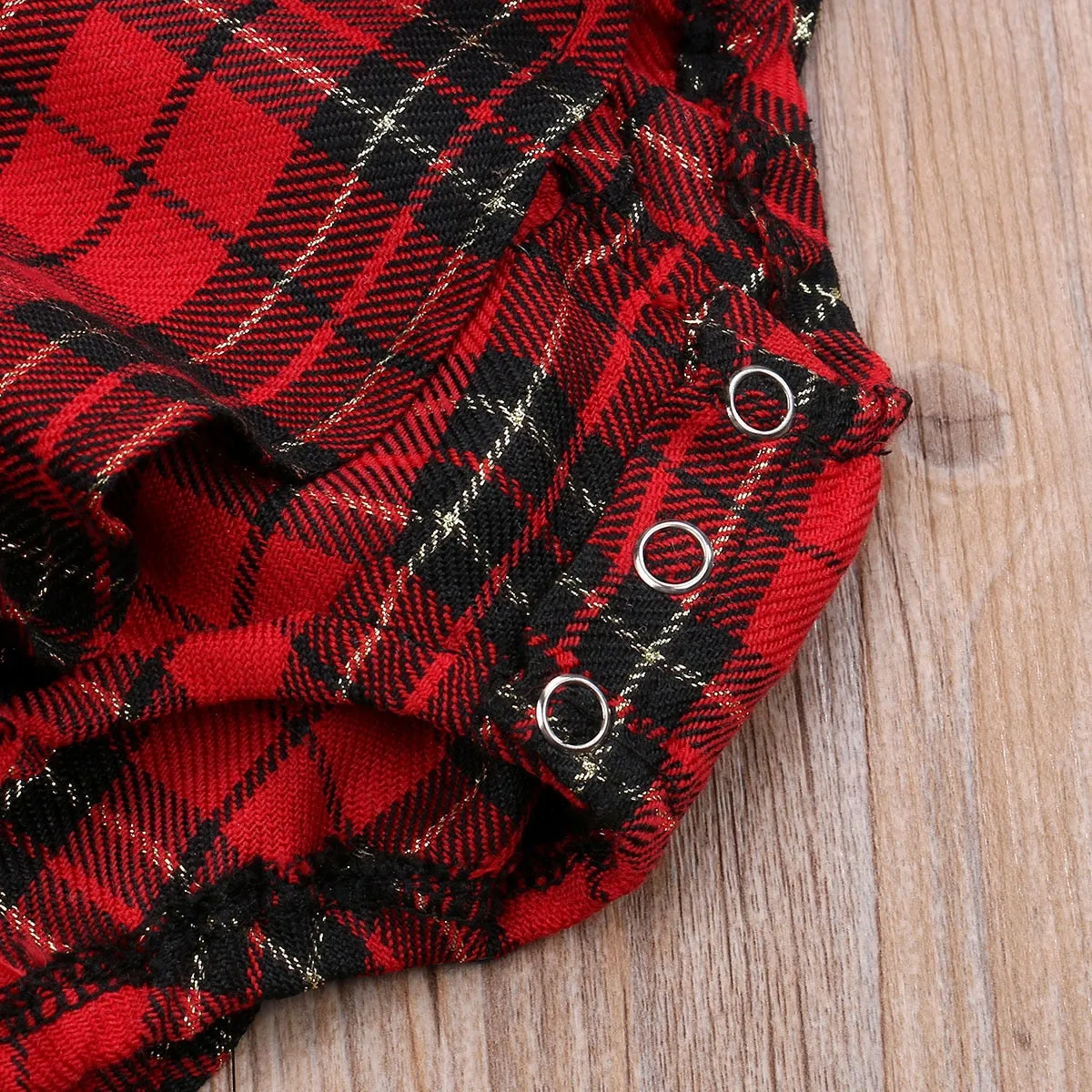Holly Tartan Romper Set