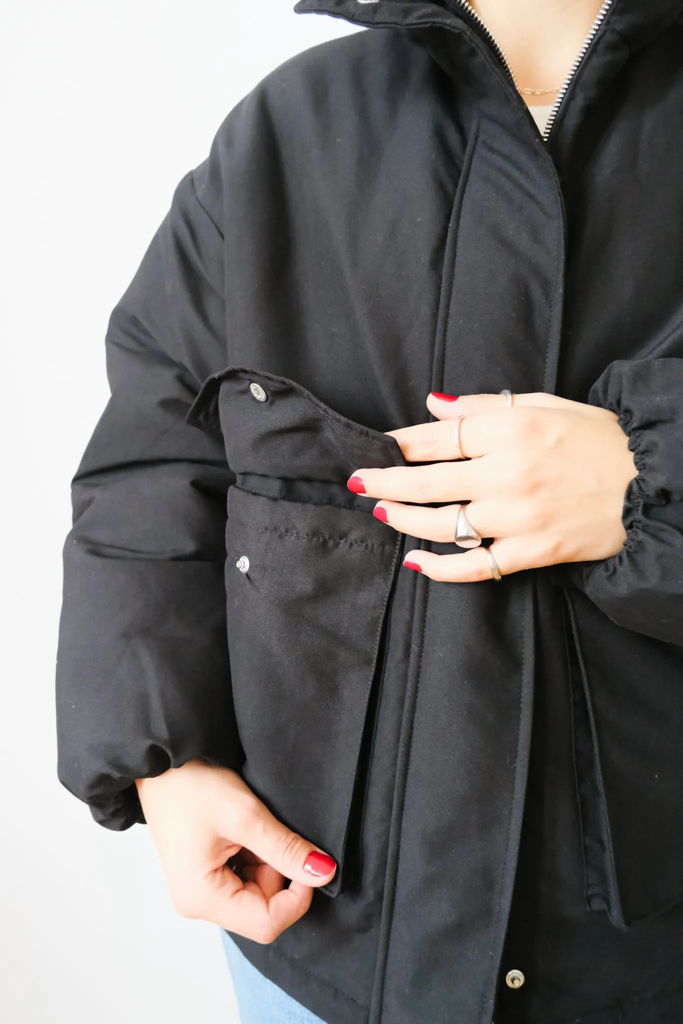 jacket - picea - black